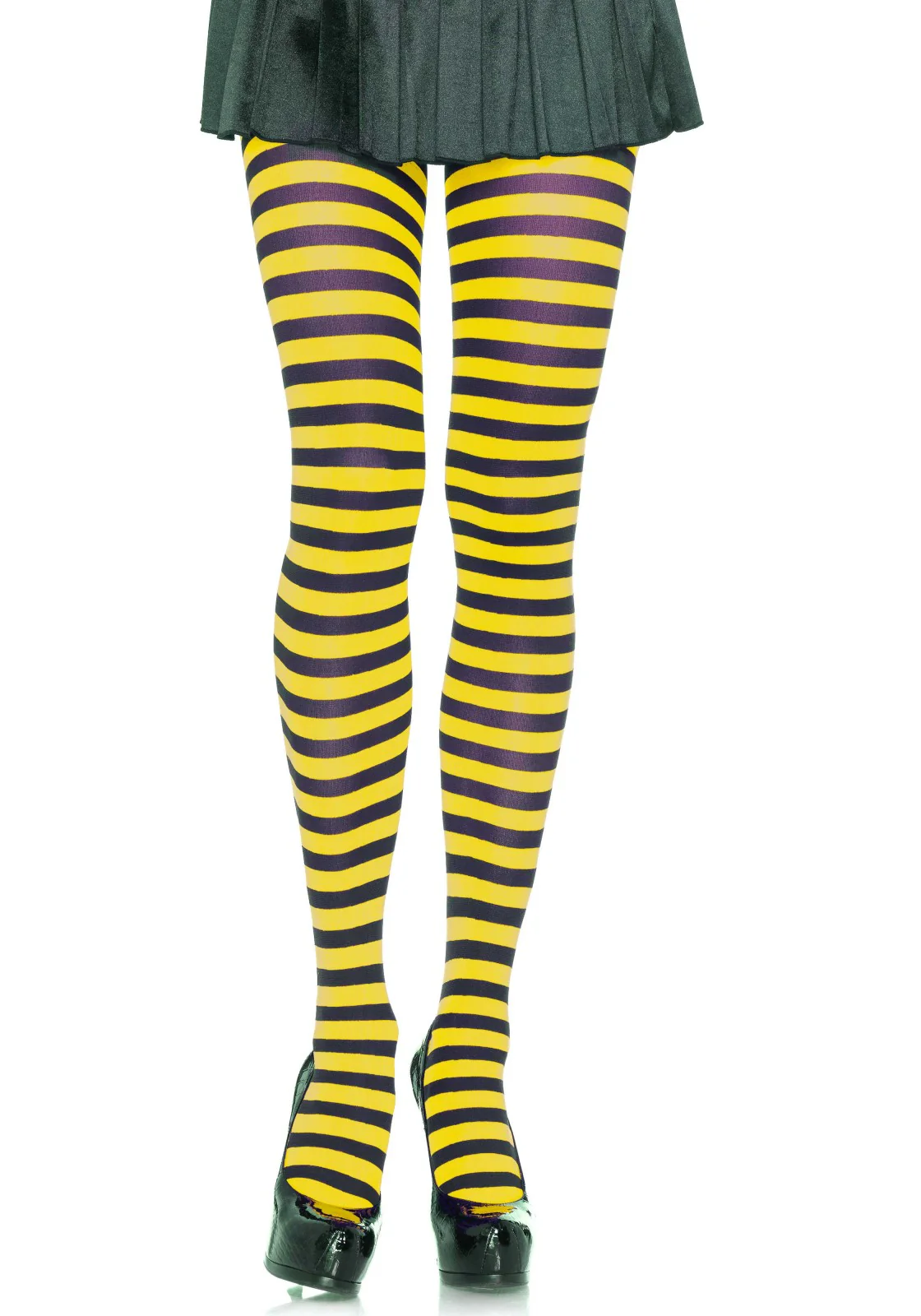 Nylon Striped Pantyhose - Image 7