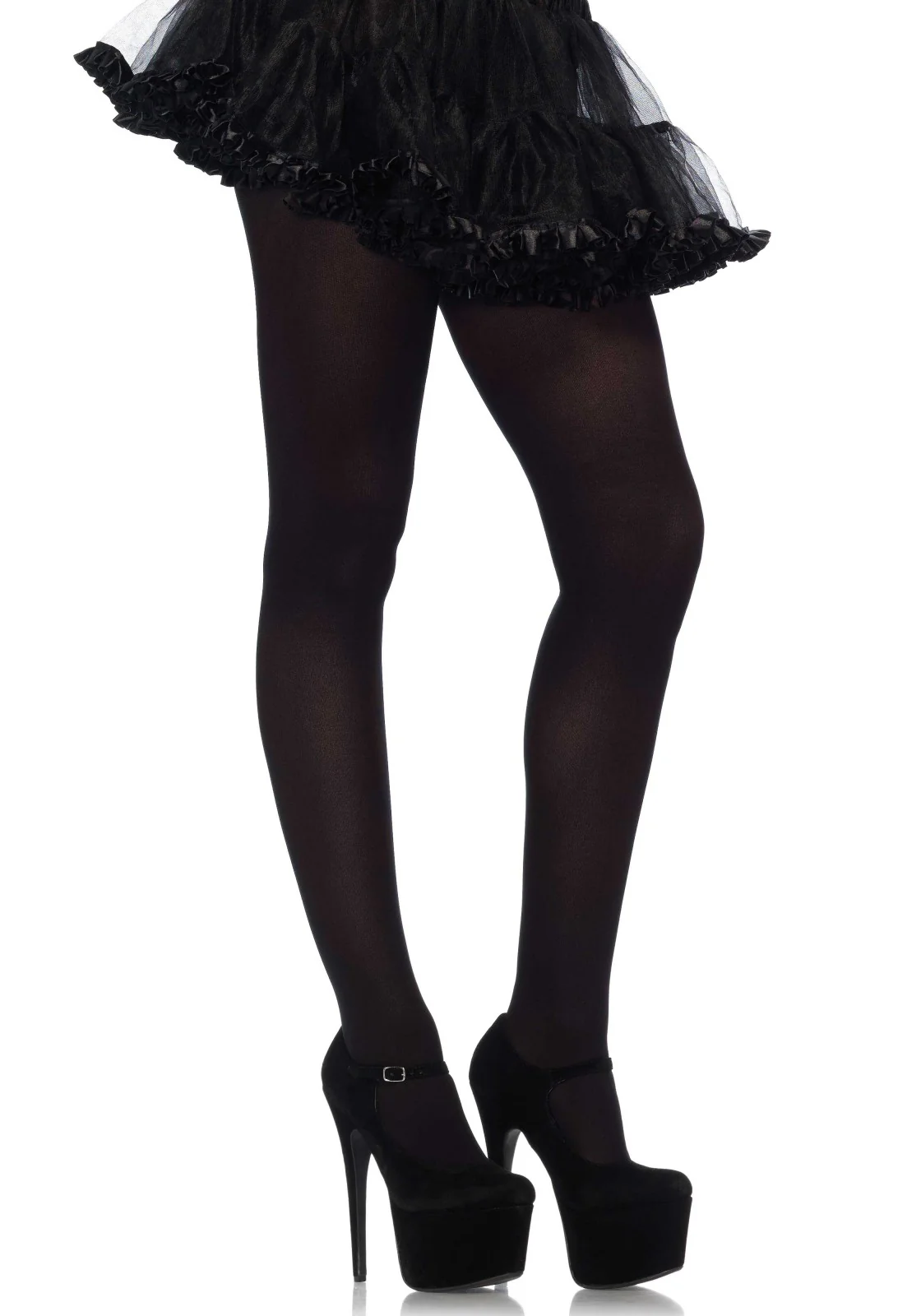 Plus Elastane Opaque Pantyhose