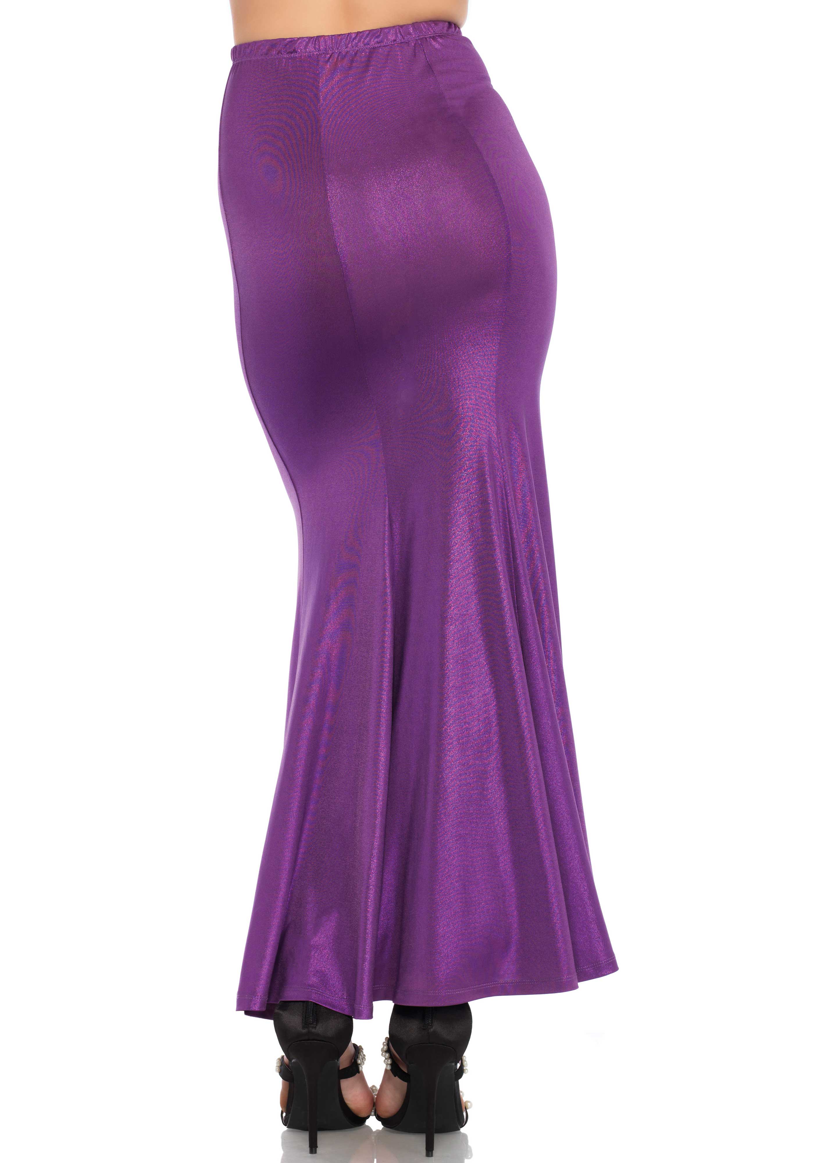Plus Shimmer Mermaid Skirt - Image 3