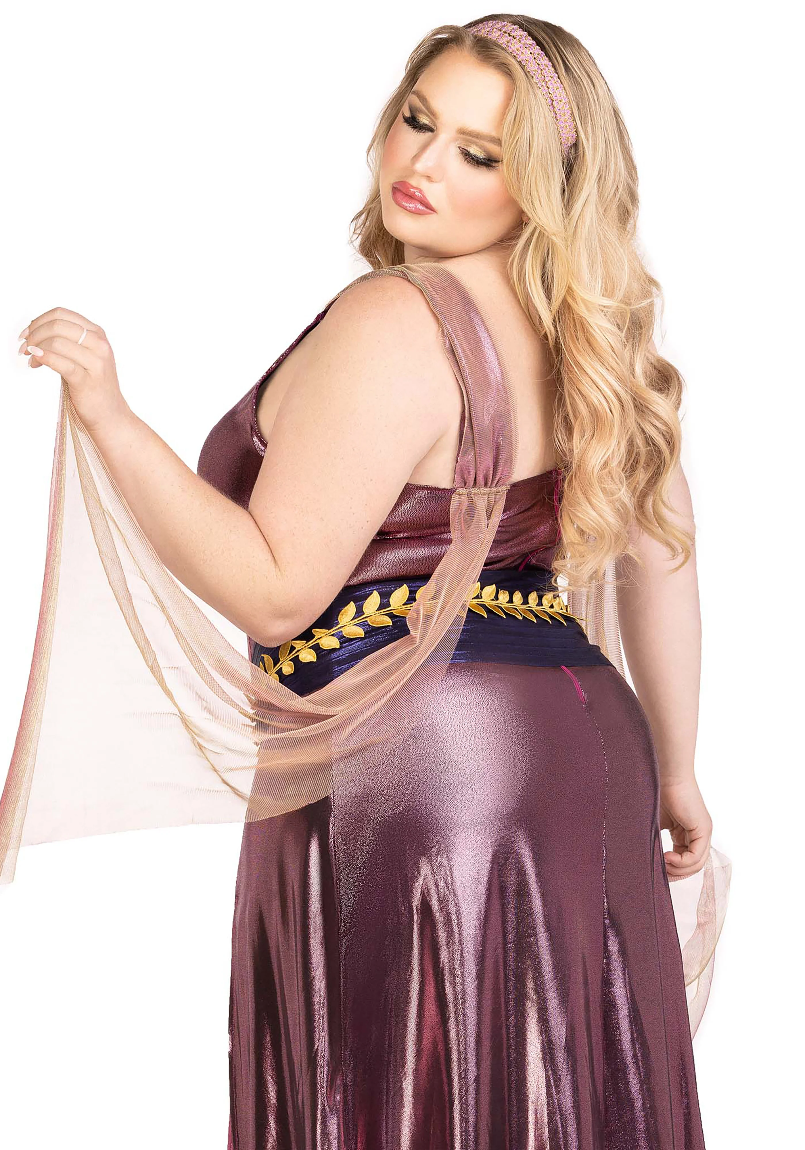 Plus Amethyst Goddess Dress - Image 2