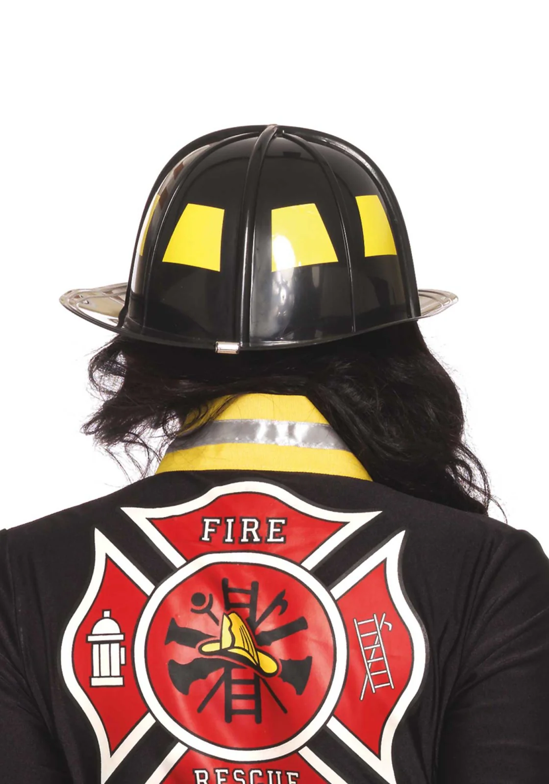 Black Fireman Hat - Image 2