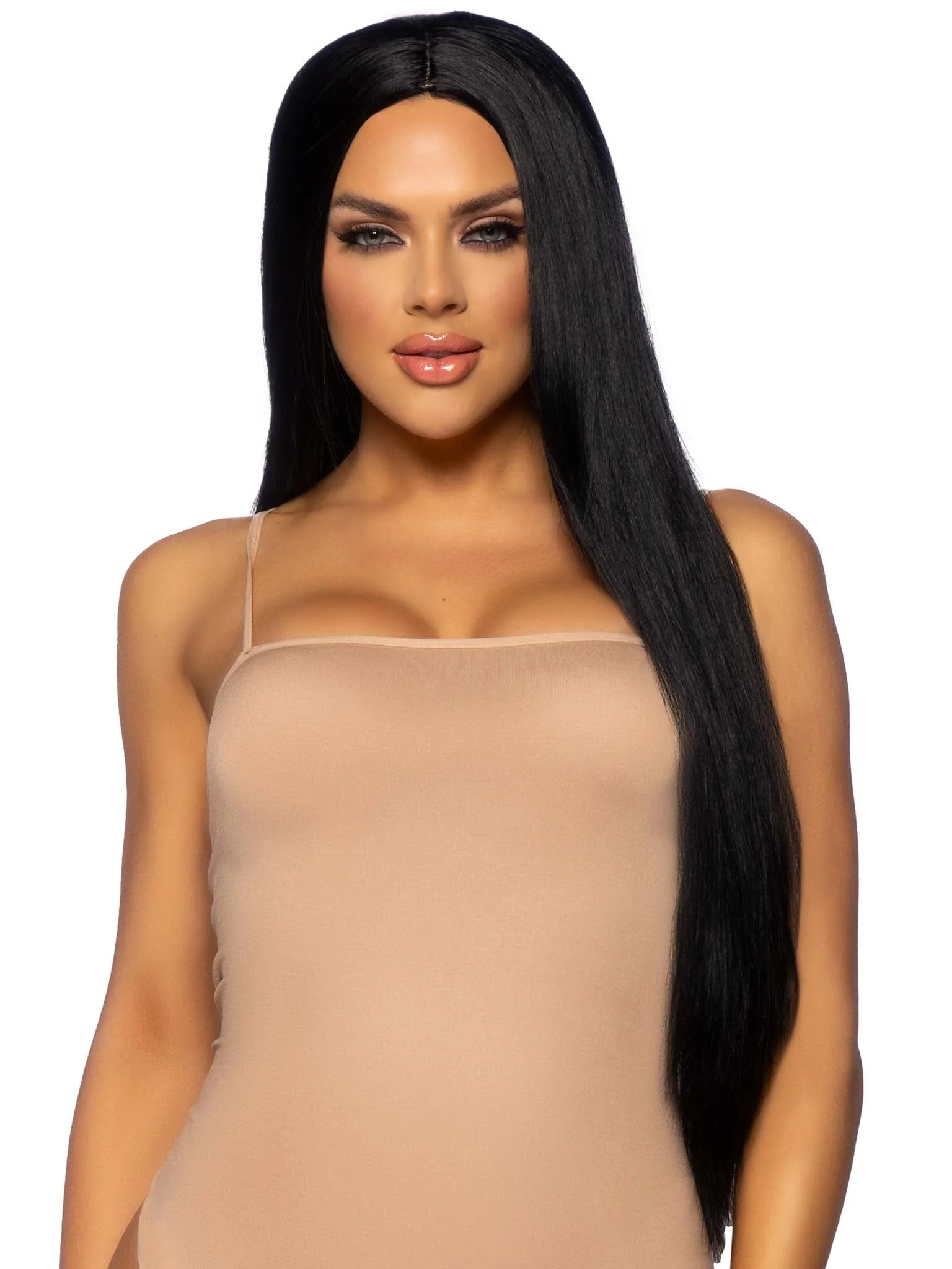 Long Straight Center Part Wig - Image 14
