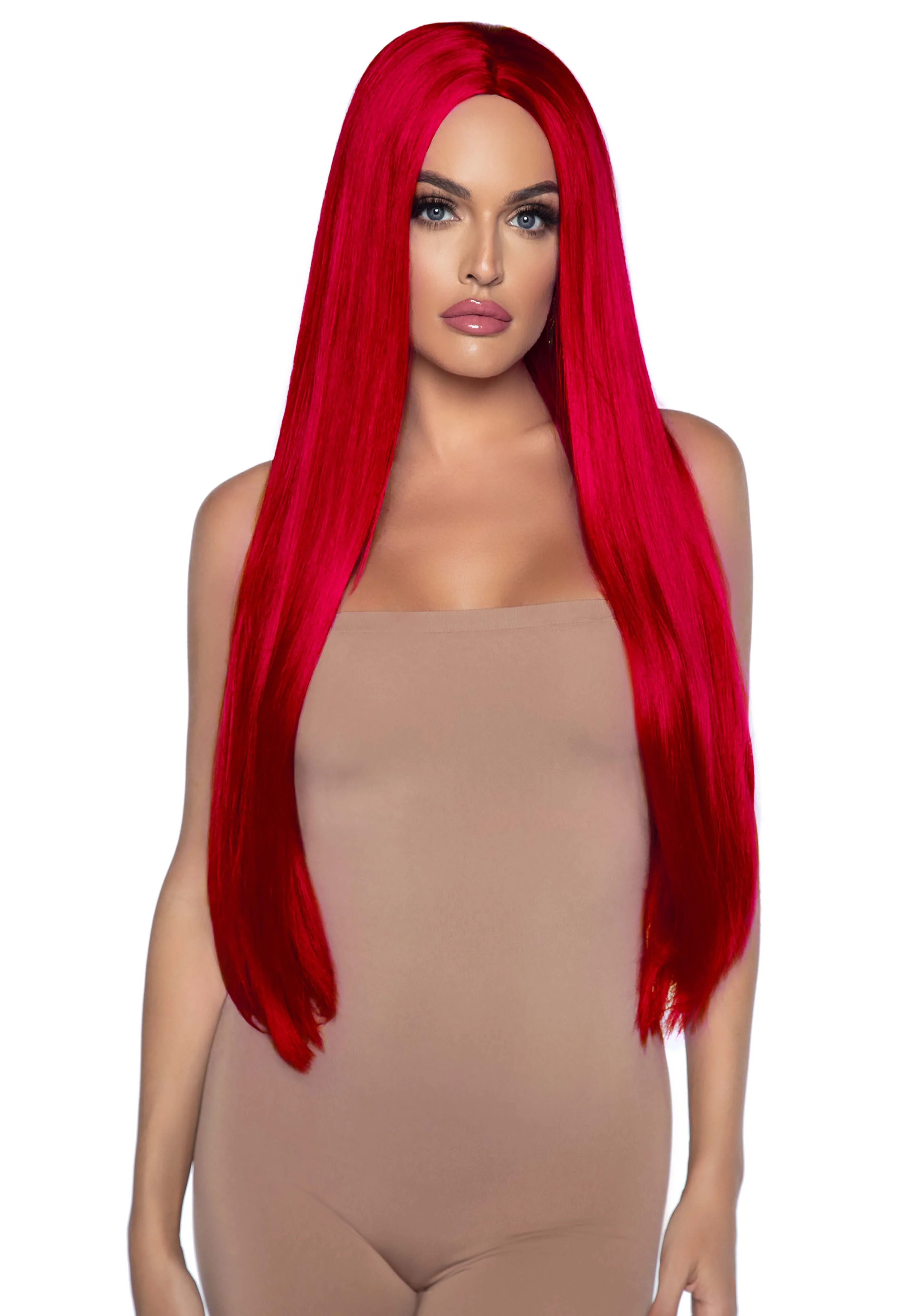 Long Straight Center Part Wig - Image 16