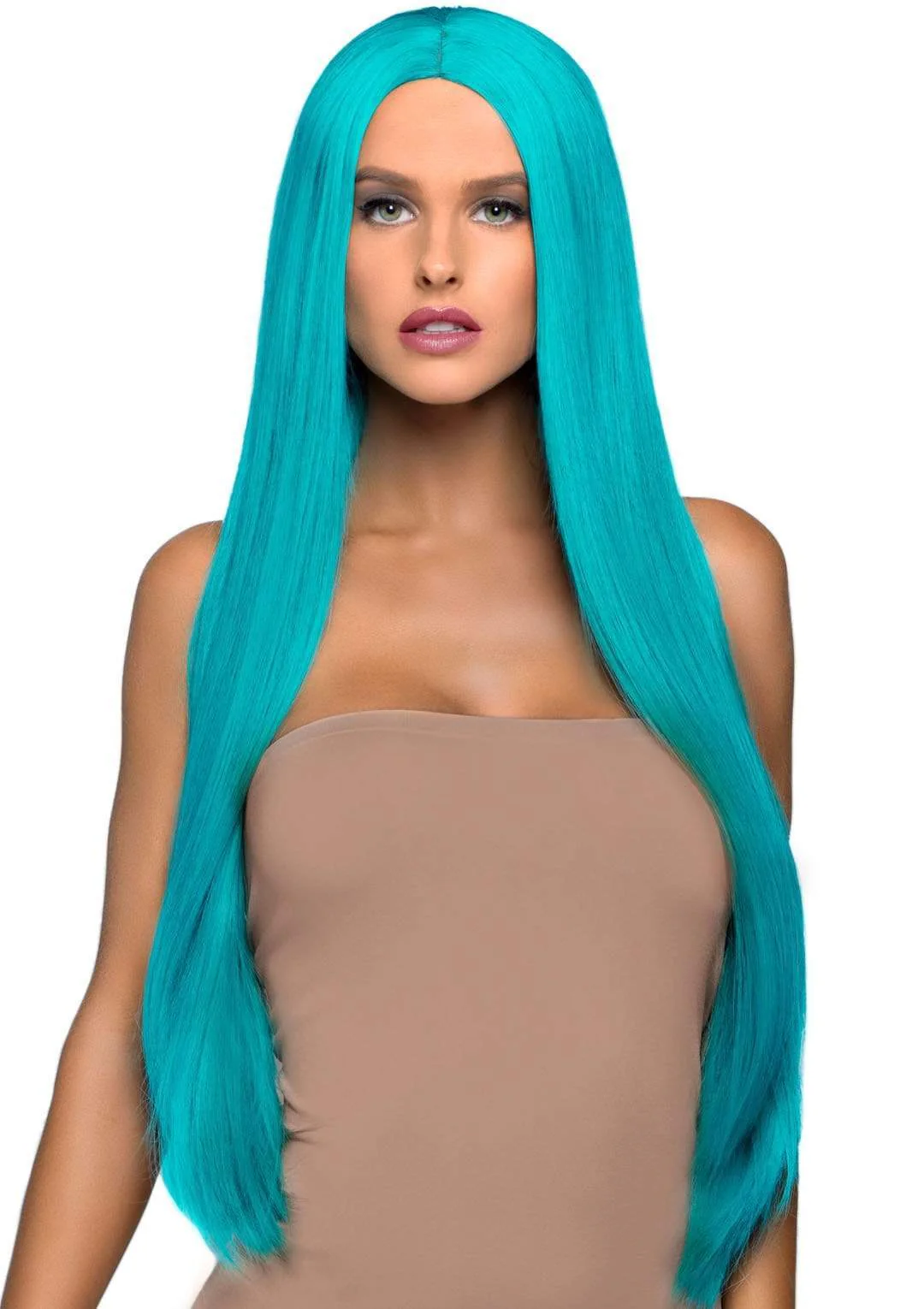 Long Straight Center Part Wig - Image 4